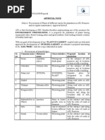 Boq For Procurement of Plants and Its Maintenance