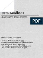 Designin The Design R.koolhass