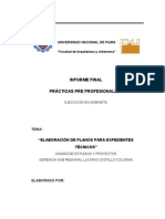 Informe de Practicas Pre Profesionales