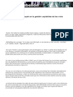 El Péndulo Keynes Hayek en La Gestion Capitalista de Las Crisis - Lapp Murga