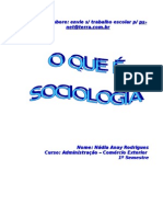 O Que e Sociologia