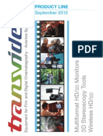 Transvideo Catalog September 2012