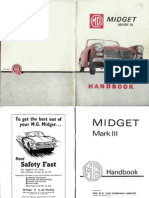 1967 MG Midget AH Sprite Owners Manual