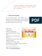 Trabalho Sobre A Cerveja ITAIPAVA Segunda Parte Atualizada