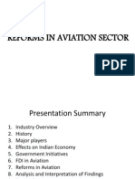 Reforms in Aviation Sector