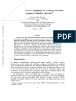 Distributed CSMA/CA Algorithms For Achieving Maximum Throughput in Wireless Networks