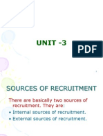 Sources of Recruitment