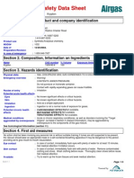 Material Safety Data Sheet: Section 1. Chemical Product and Company Identification