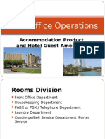 3 Front Office Accommodation Product and Hotel Guest