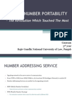 Mobile Number Portability Final