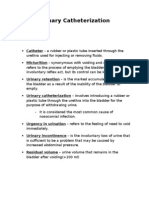 Urinary Catheterization