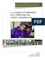 Conception Et Realisation D Un Referenciel de Metier Competences