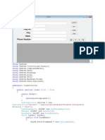 C# Database Connectivity