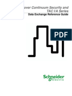 Andover Continuum Tac Ia Data Exchange Reference Guide