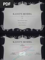 Kano'S Model: By: Dinesh Kumar Gupta Mayuri Mukherjee Amit Choudhary