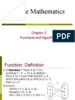 Function and Algorithms (Chapter3)