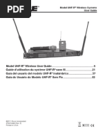 Mic Inalambrico Uhf Shure