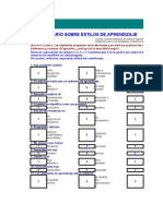 Estilos de Aprendizaje 2° Grado