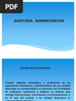 Concepto de Auditoria Administrativa