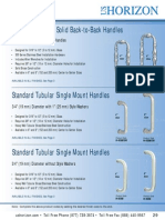 Traditional Series Solid Back-to-Back Handles