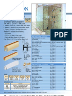 Euro-Header Shower Door System New!