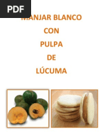 MANJAR BLANCO Coon Pulpa de Lucuma