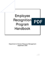 Employee Recognition Program Handbook