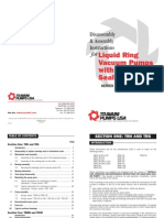 Liquid Ring Pump Disassembly & Assembly Instructions