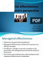 Managerial Effectiveness