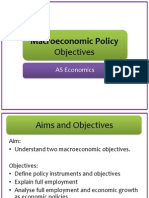 Macroeconomic Policy Objectives