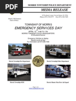 Emergency Services Day: Media Release