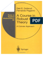 A Course in Robust Control Theory PDF