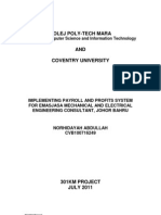 Final Year Project On Payroll System