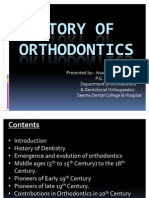 History of Ortho