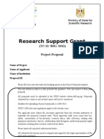 Project Proposal Template RSG Grant 2012