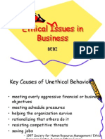 Ethical Issues in Business