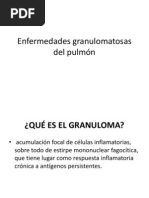 Enfermedades Granulomatosas Del Pulmón