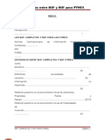 Diferencia Entre Niif Plenas y Niff para Pymes