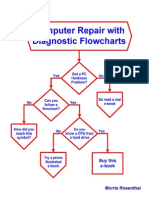 Computer Repair With Diagnostic Flowcharts-Morris Rosenthal