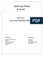 Led Voltmeter Circuit