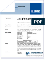 Chemicals Zetag DATA Inverse Emulsions Zetag 8858 FSB - 0410