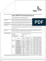 Chemicals Zetag DATA Inverse Emulsions - 1009