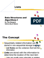 Linked Lists: Data Structures and Algorithms I