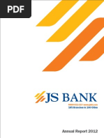 JS Bank Annual Report 2012