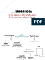 Amenorrhoea (No Menses)