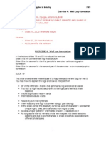 Exercise 4: Well Log Correlation: Geology & Geophysics Applied in Industry FWS