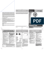 Stand Fan: Warranty Information Warranty Information
