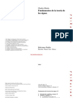 Charles Morris - Fundamentos de La Teoria de Los Signos