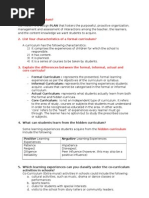 What Is Curriculum