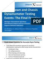 Coastdown Chassis Dynamometer Testing Events